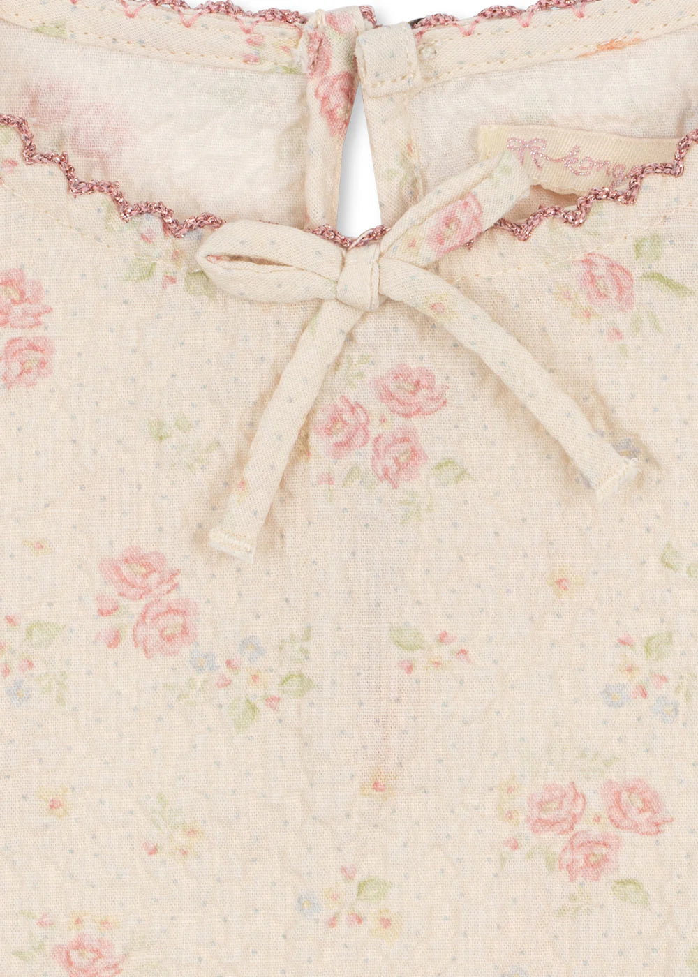 Elin Bow Blouse GOTS
