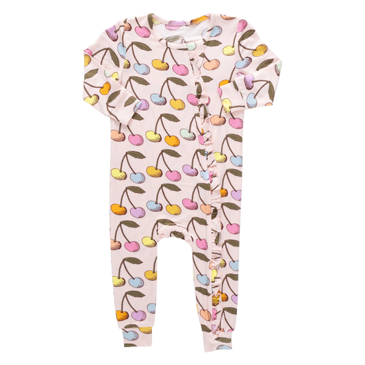 Baby Ruffle Bamboo Romper