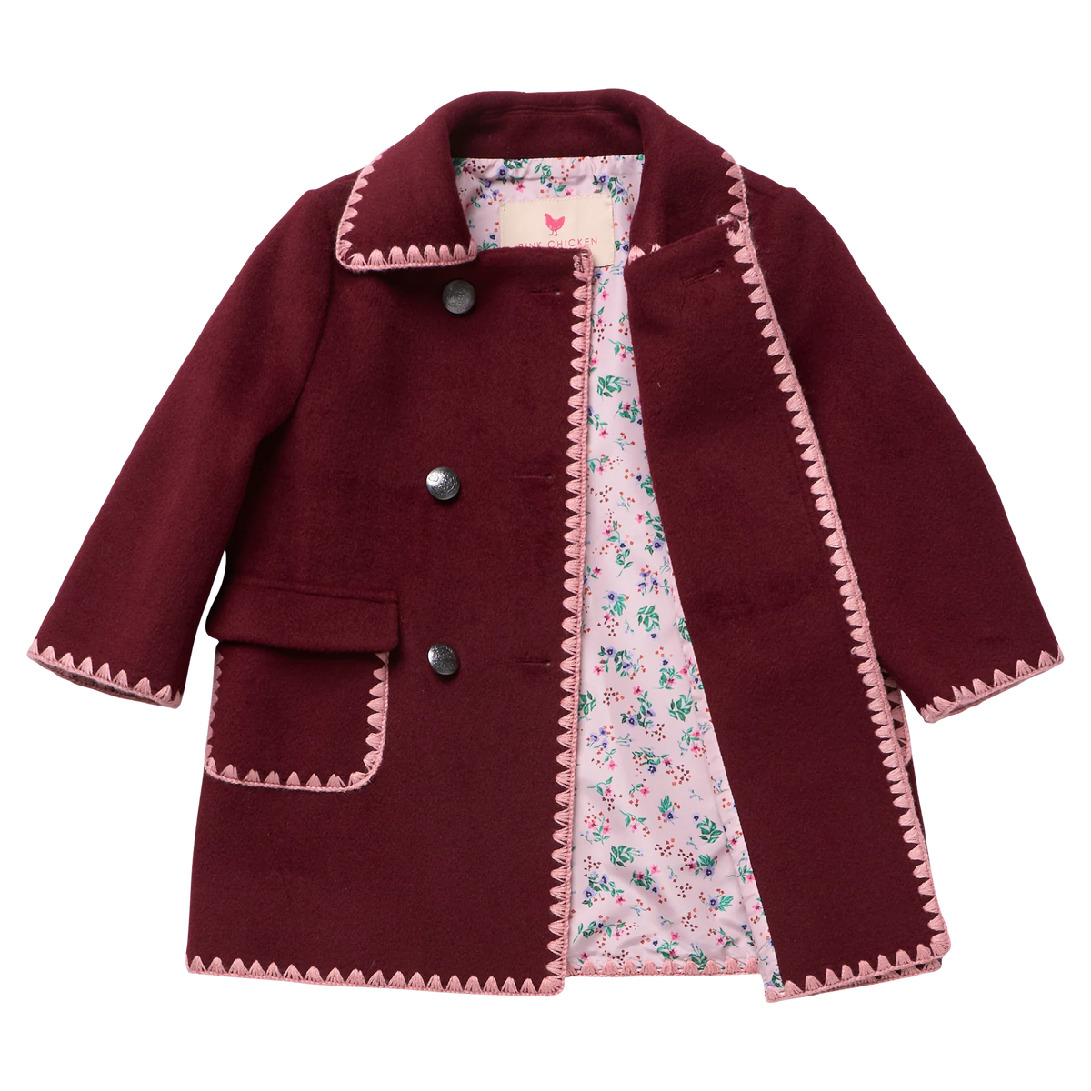Girls Beck Peacoat