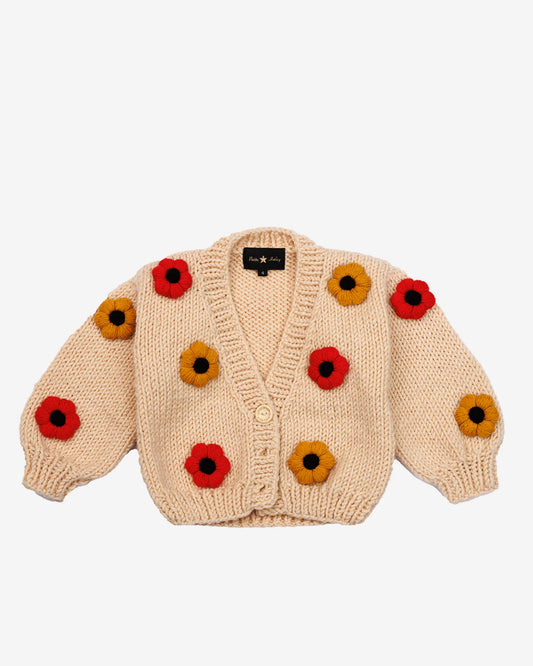 Flower Knitted Cardigan