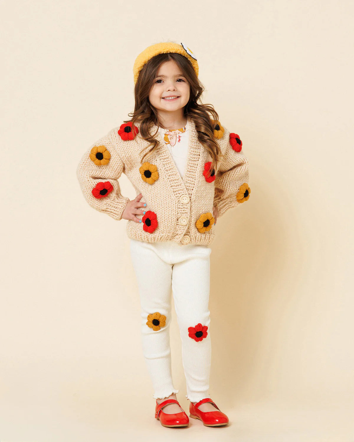 Flower Knitted Cardigan
