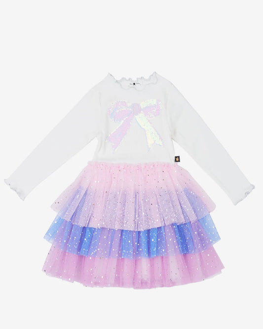 Kim 3 Layered Long Sleeve Tutu Dress