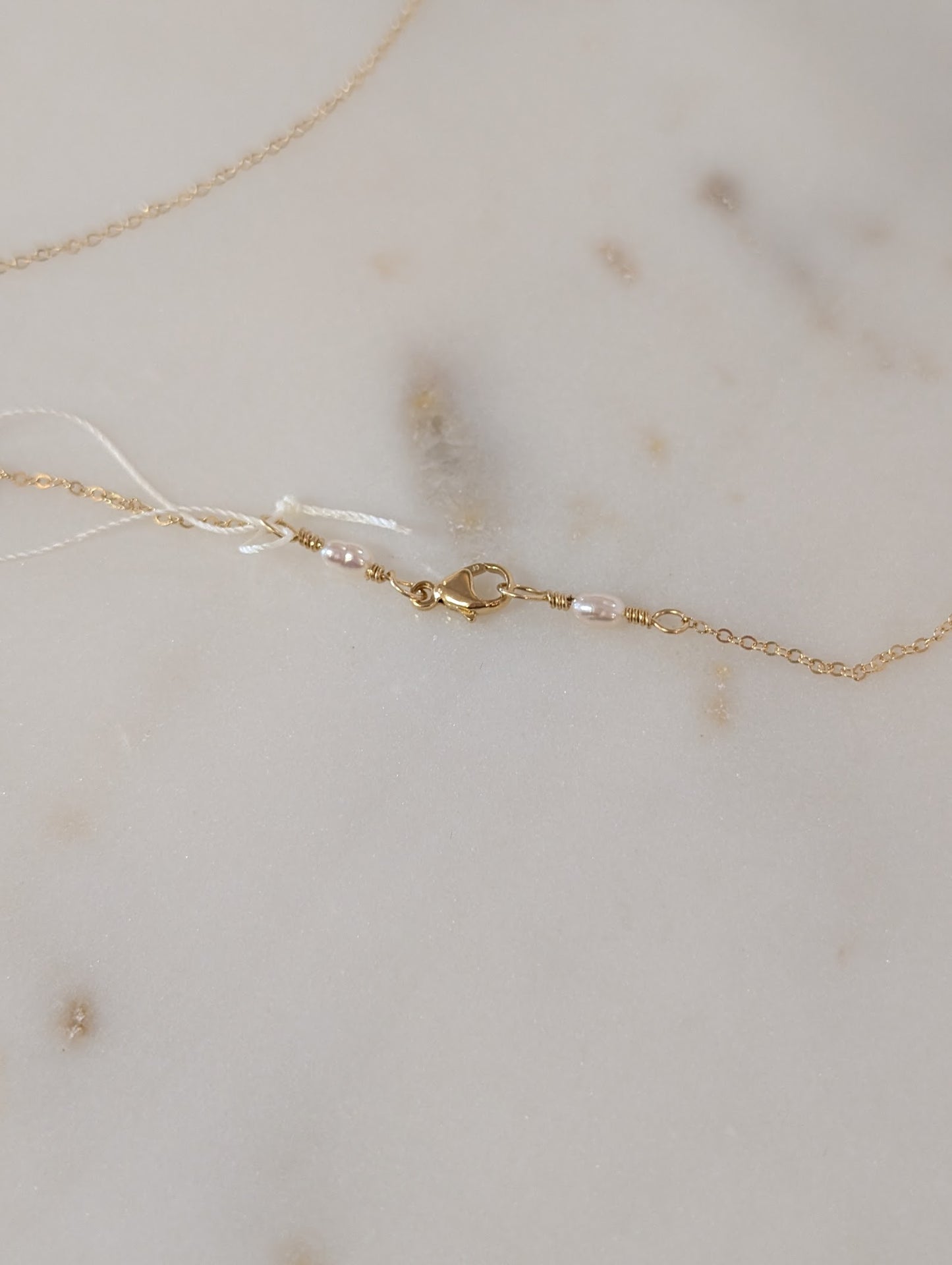 N203-G Keshi Tear Drop Cornflake 18"