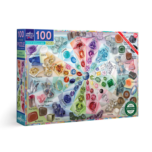 Love of Crystals and Gems 100 Piece Puzzle