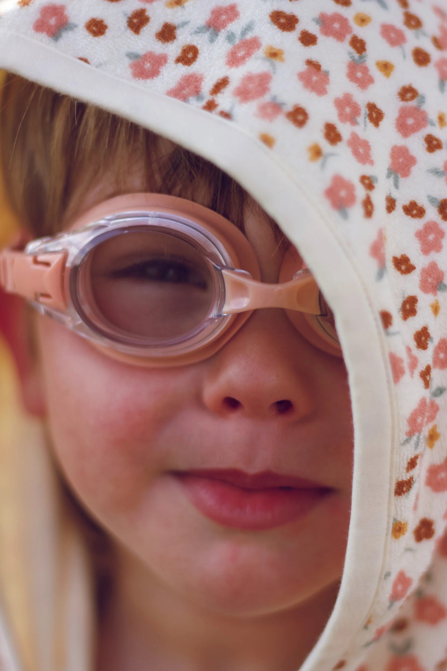 Anti UV + Fog Swim Goggles - 3-8Y - Sunset