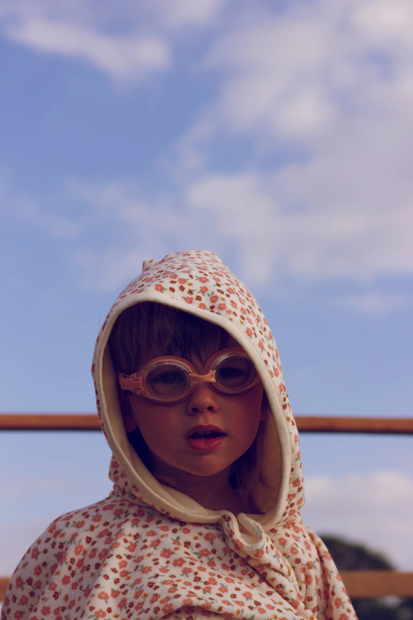 Anti UV + Fog Swim Goggles - 3-8Y - Sunset