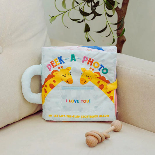 Interactive Crinkle Photo Book & Album For Babies