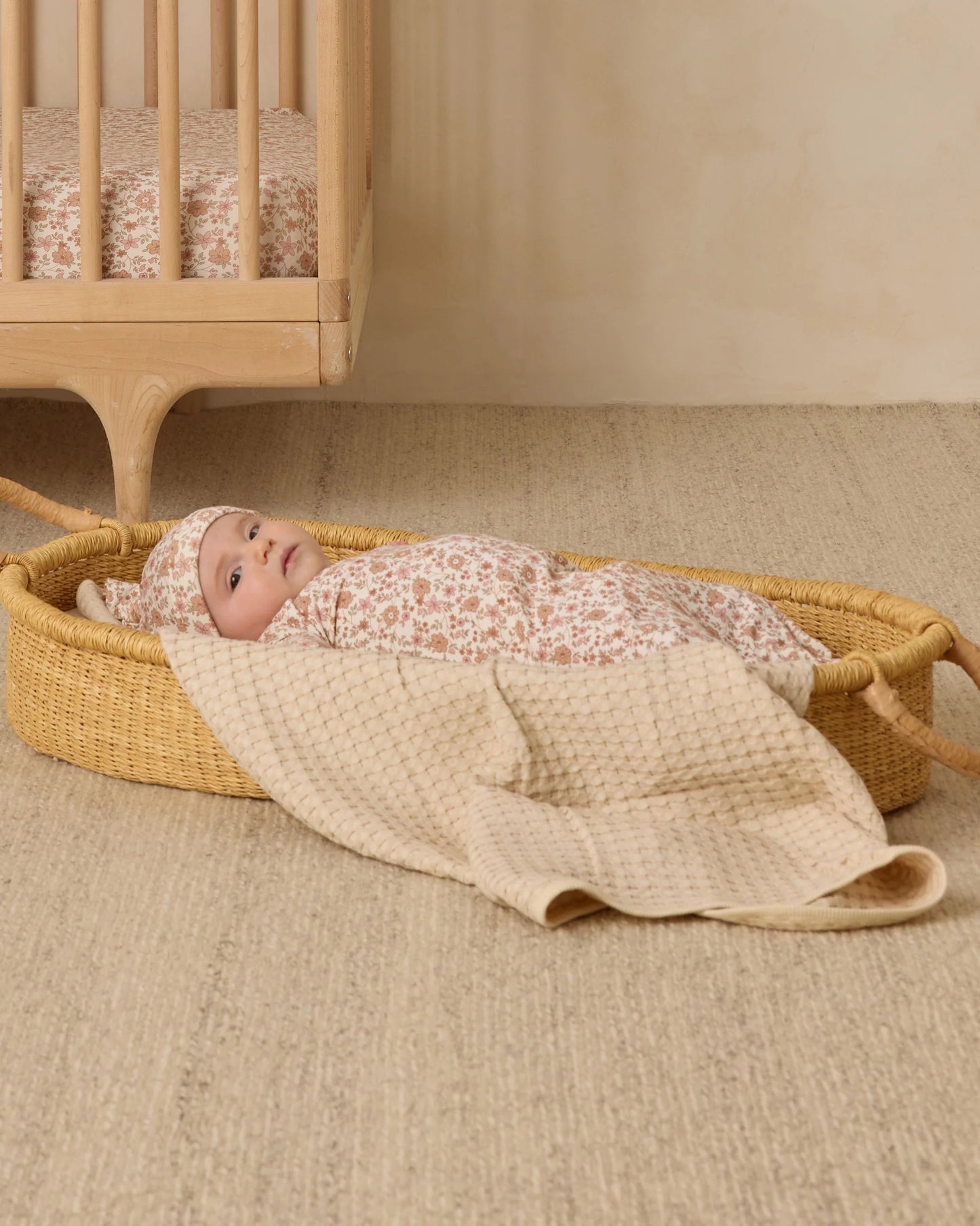 Waffle Baby Blanket - Natural