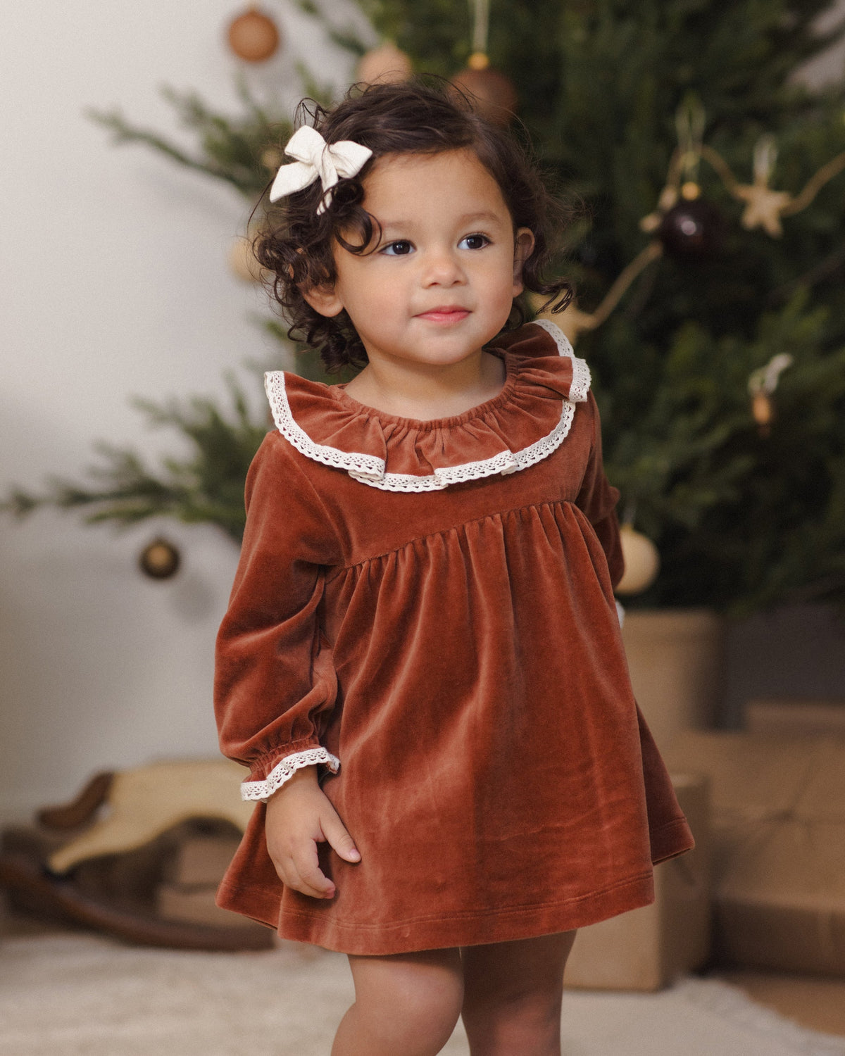 Velour Baby Dress