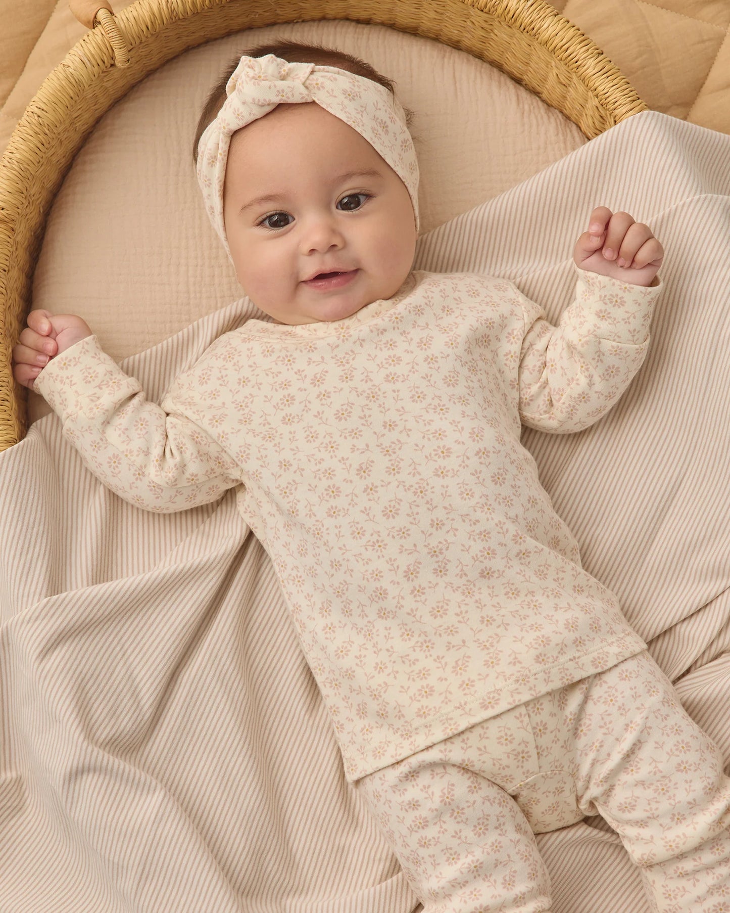 Swaddle - Oat Micro Stripe