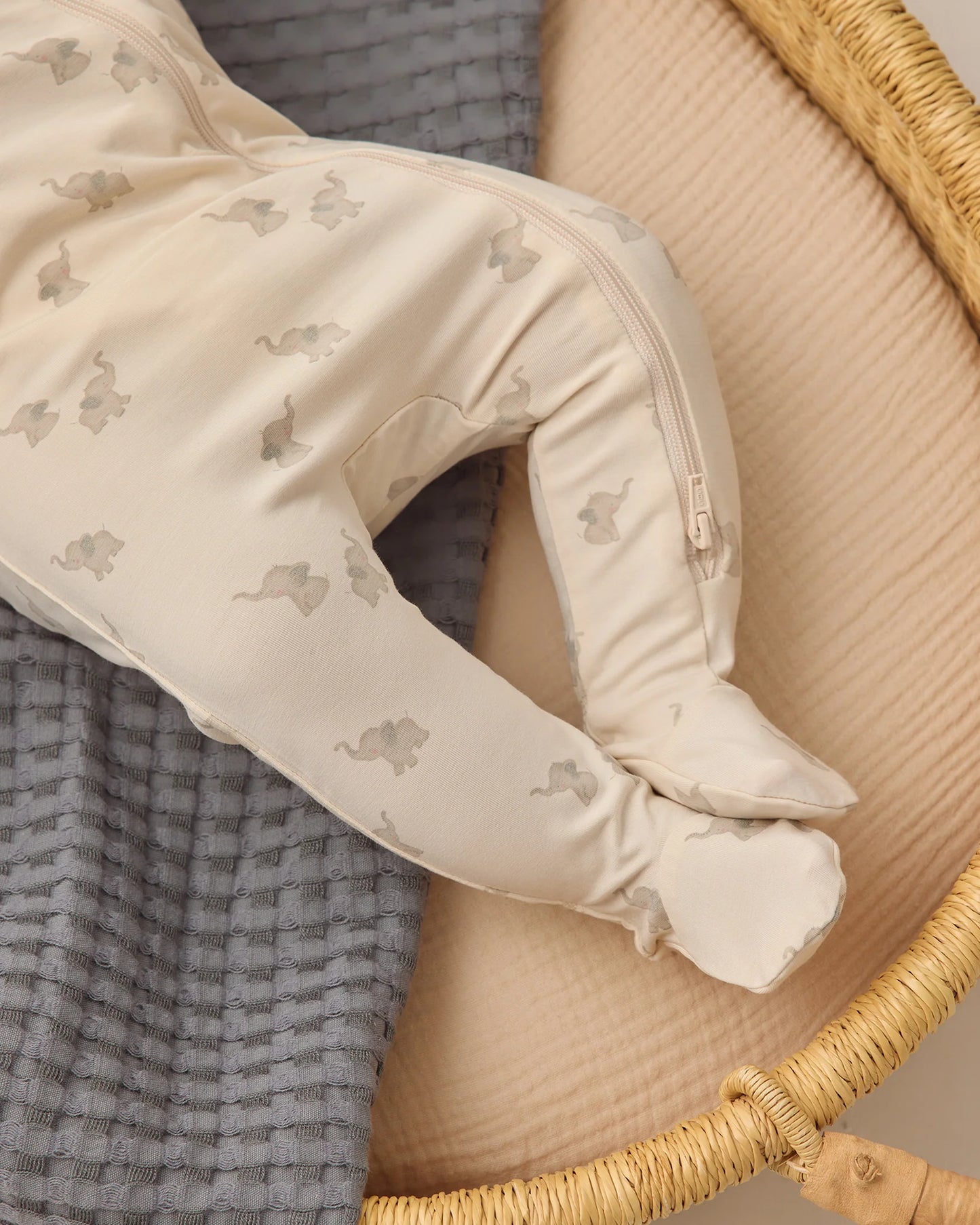 Bamboo Zip Footie