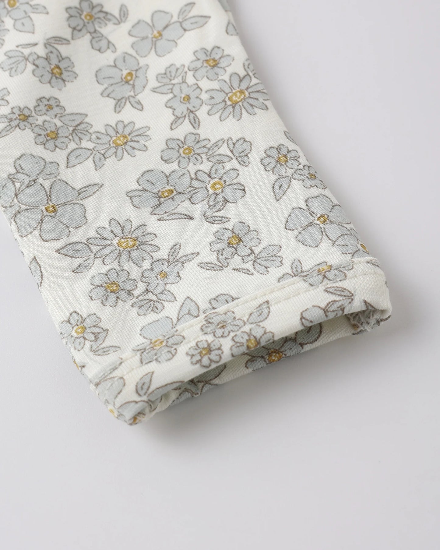 Bamboo Baby Gown + Hat Set - Blue Floral - NB