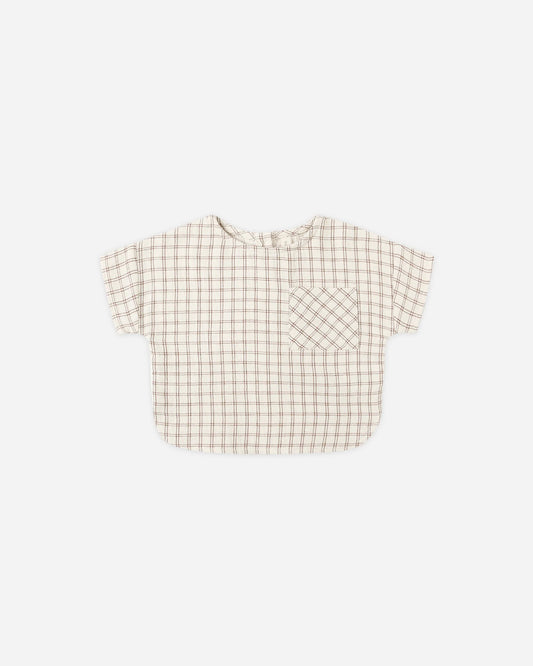 Woven Boxy Top