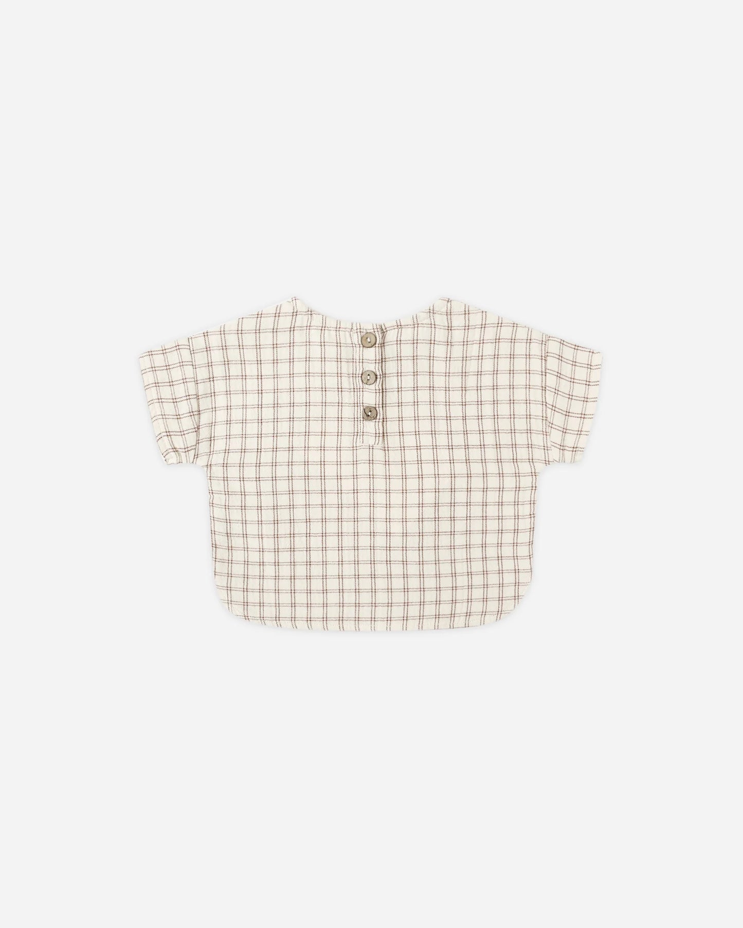 Woven Boxy Top
