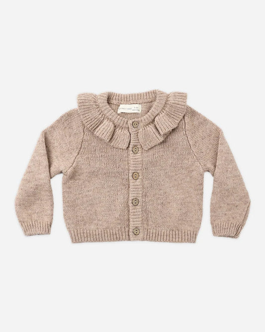 Ruffle Collar Cardigan