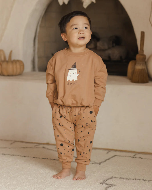 Relaxed Fleece Sweatshirt + Sweatpant Set