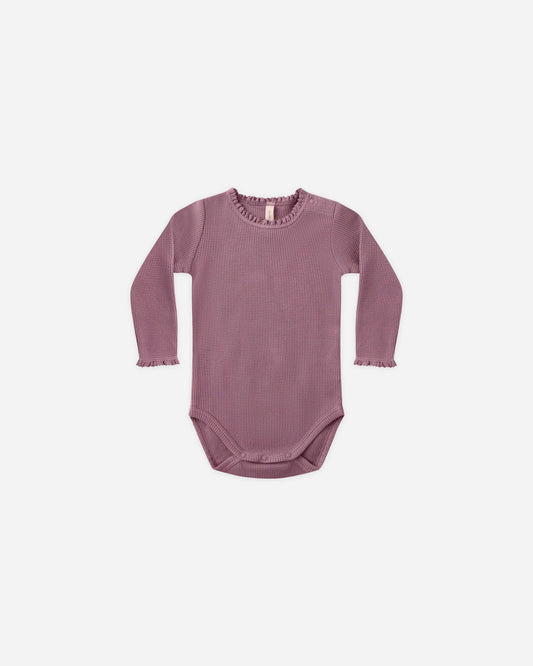 Waffle Long Sleeve Bodysuit
