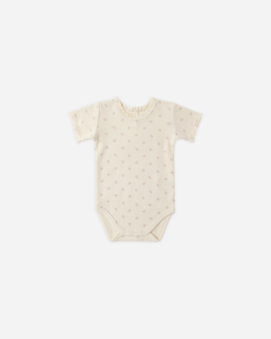 Short Sleeve Waffle Bodysuit