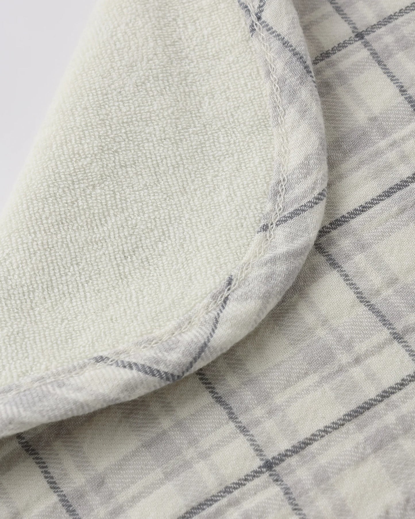 Woven Tie Bib - Blue Plaid - OS
