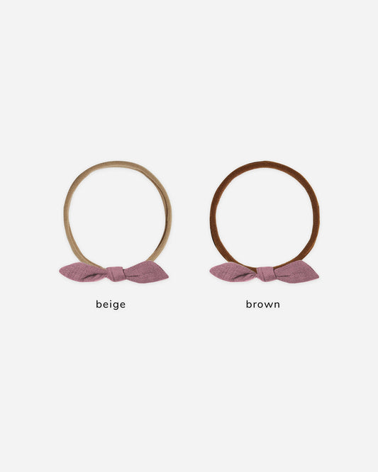 Little Knot Headband - Mulberry