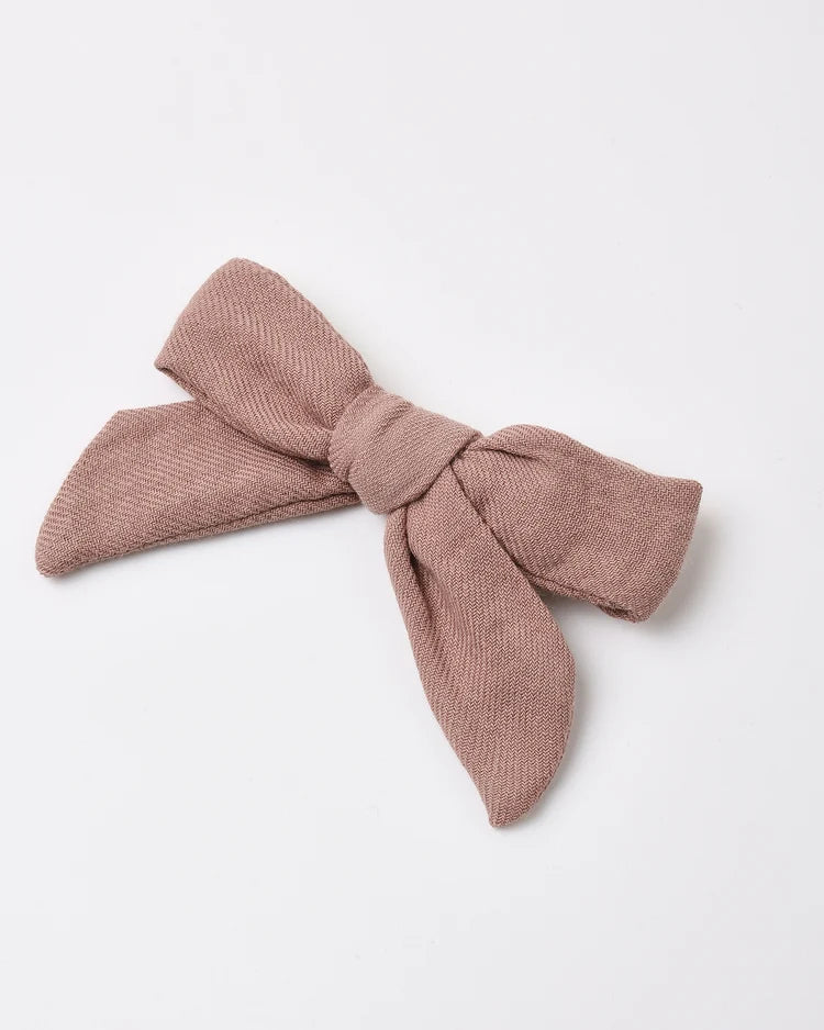Bow W. Clip Set of 3 - Mulberry, Slate, Natural
