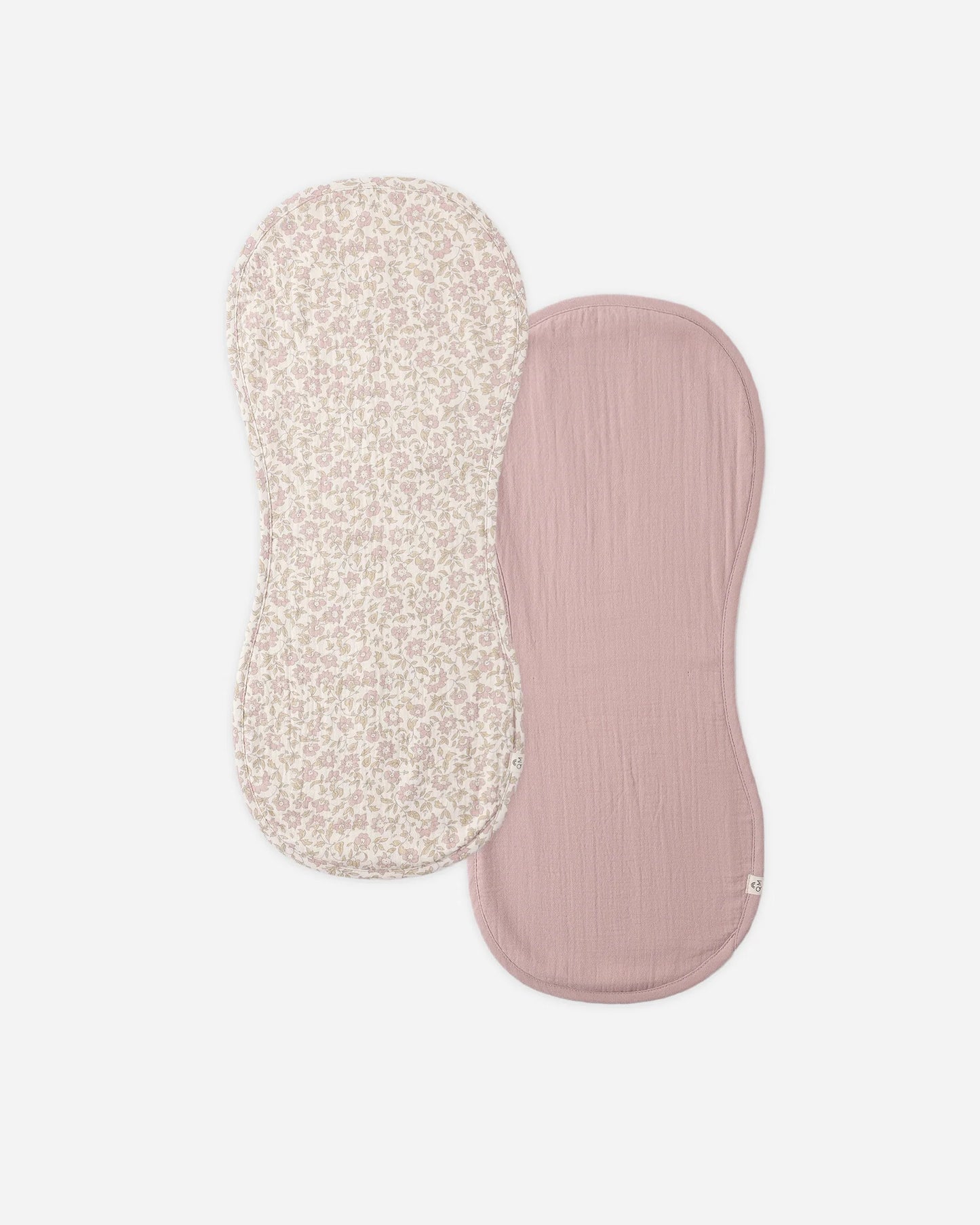 Burp Cloth 2 Pack - Dahlia, Mauve