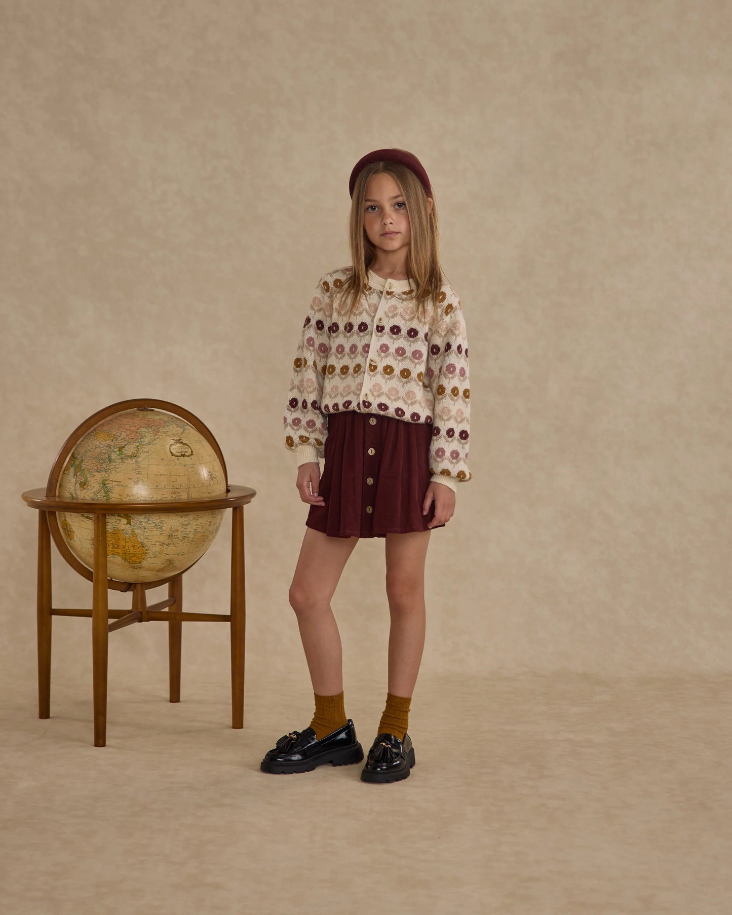 Button Front Mini Skirt
