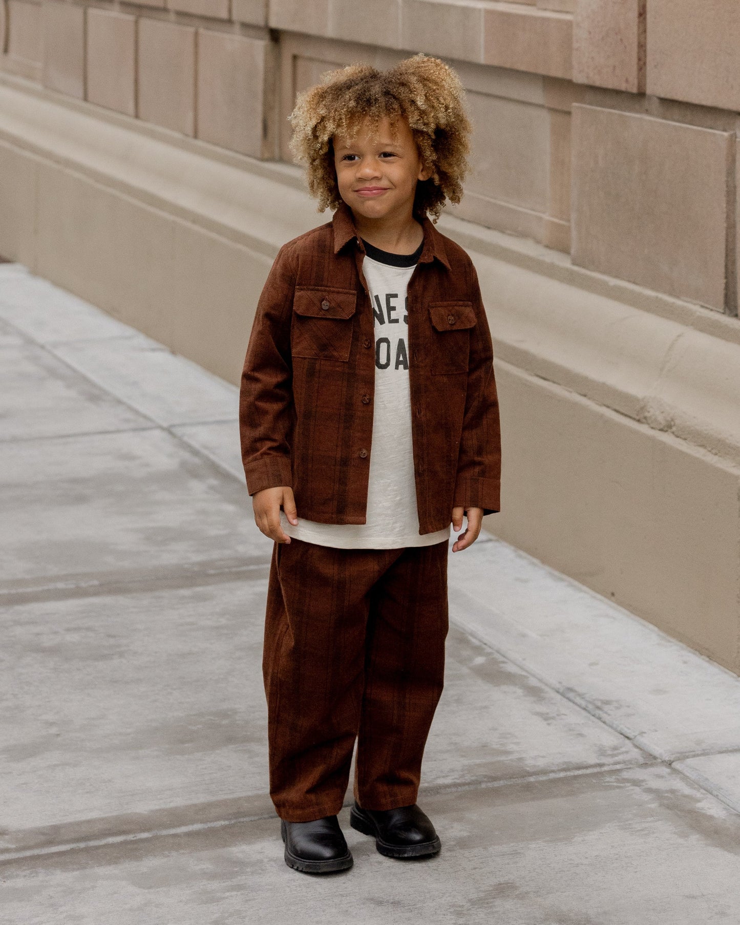 Pocketed Corduroy shirt