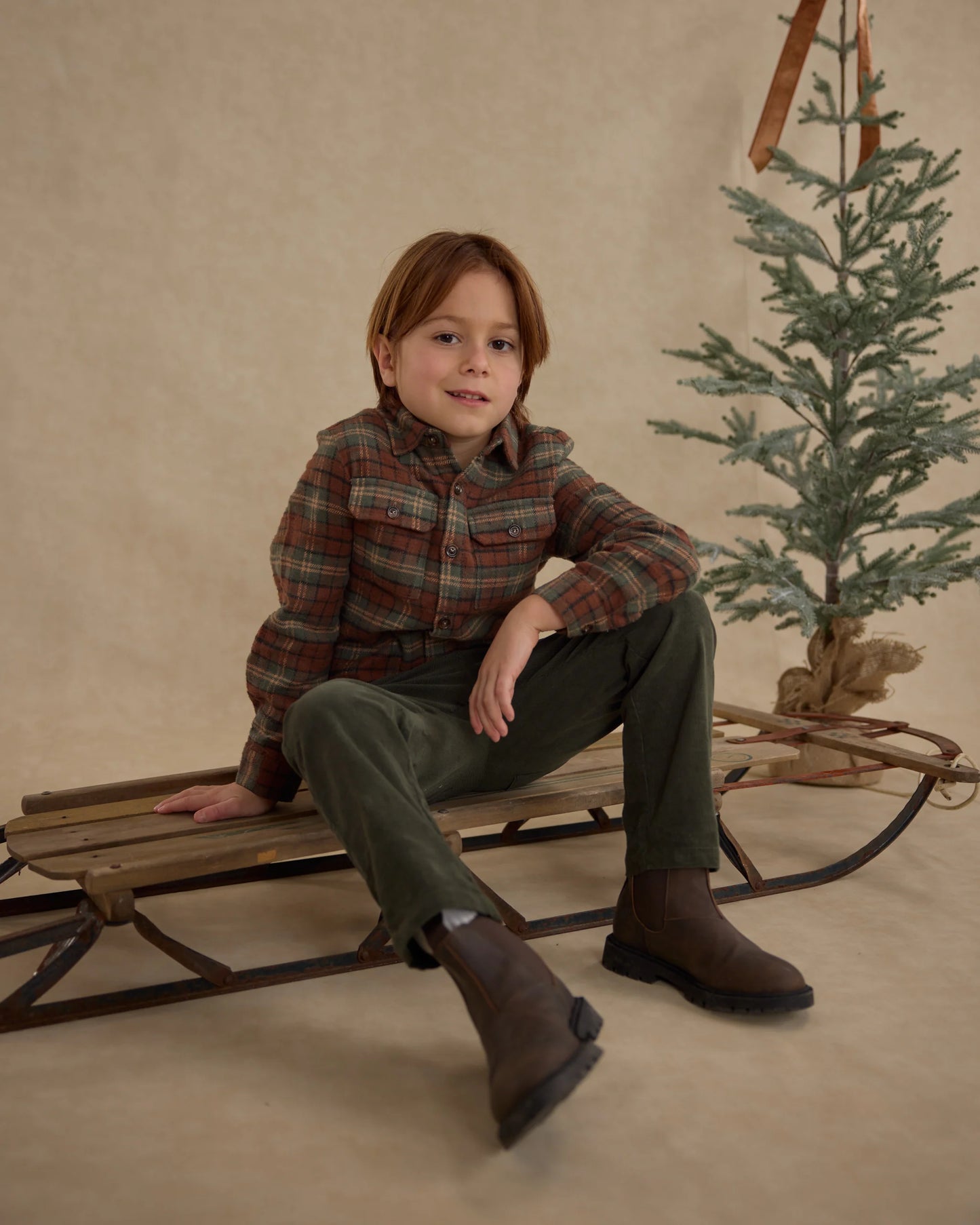 Pocketed Flannel Shirt