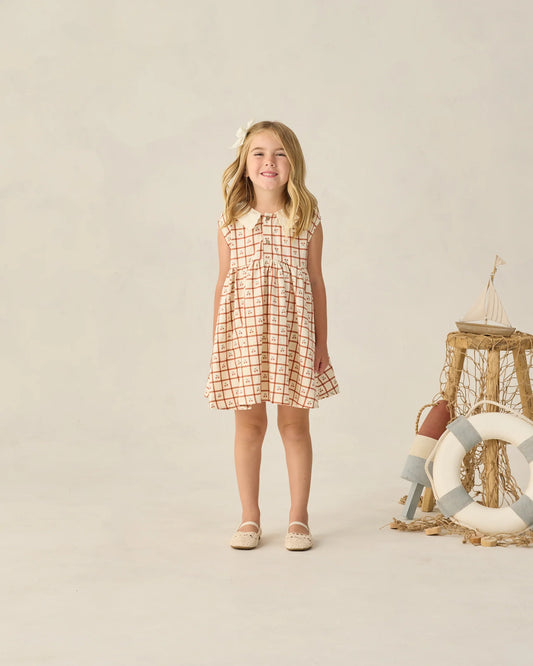 Collared Babydoll Dress