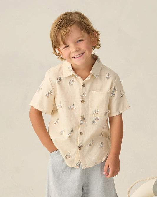 Collared Short Sleeve Shirt