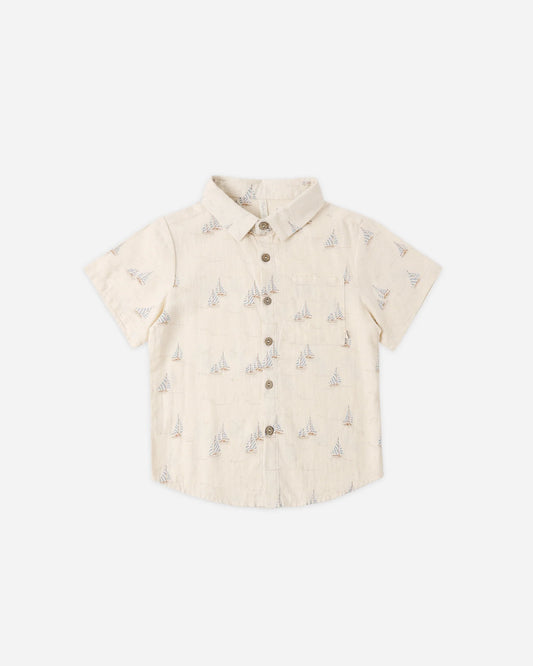Collared Short Sleeve Shirt