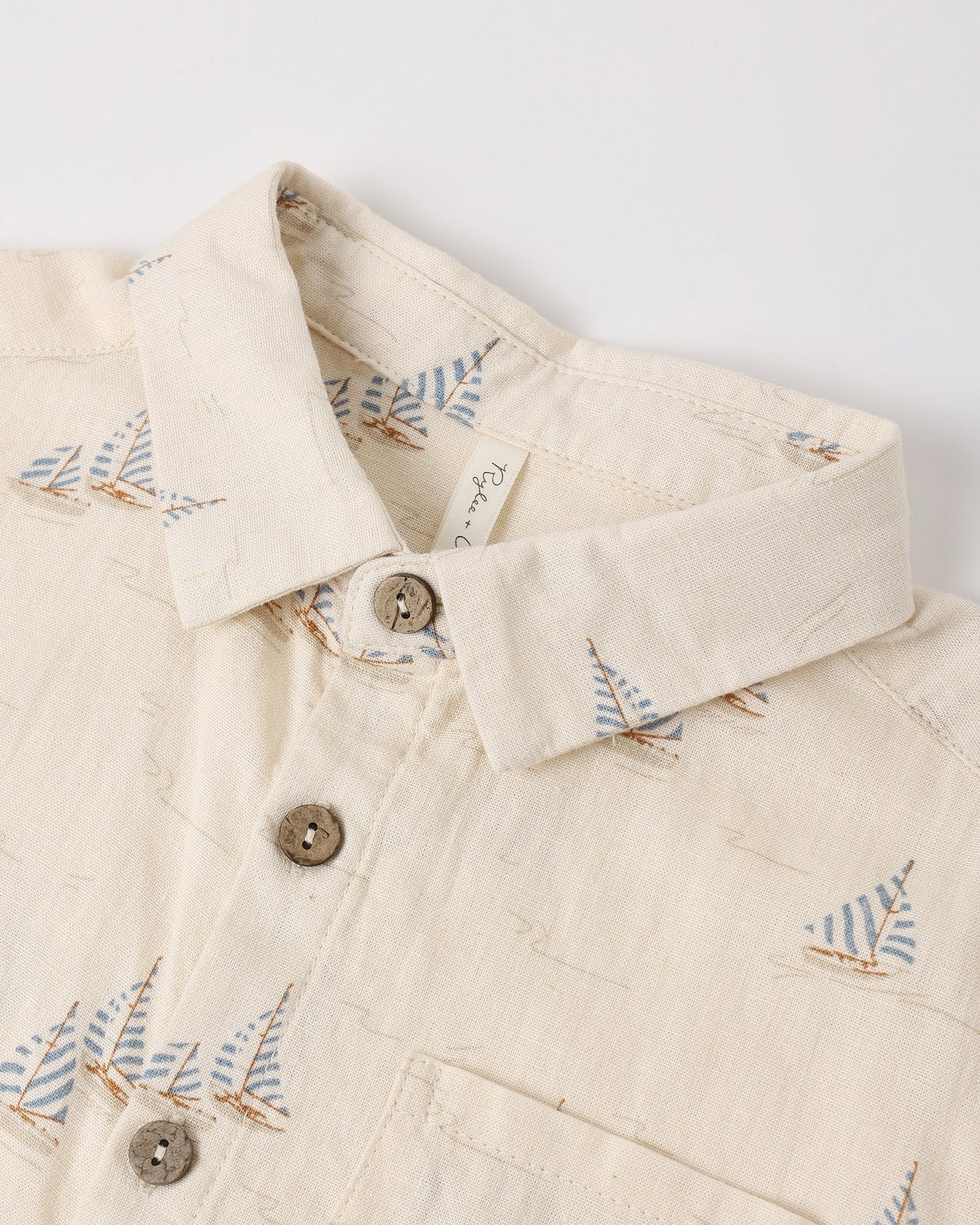 Collared Short Sleeve Shirt