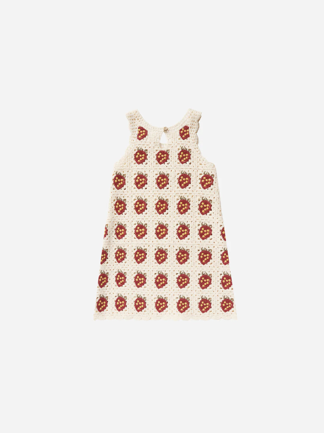 Girls Crochet Tank Mini Dress