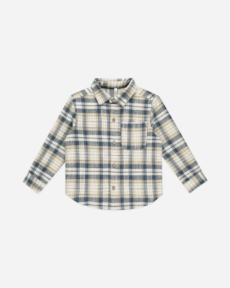 Collard Long Sleeve Shirt