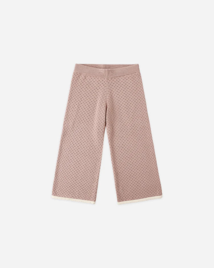 Pointelle Knit Pant