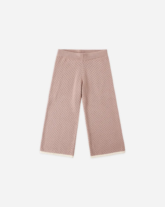 Pointelle Knit Pant