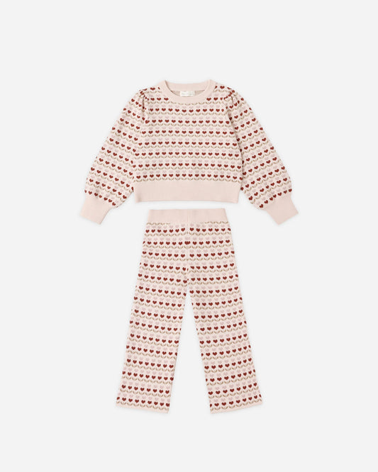 Jacquard Knit Set