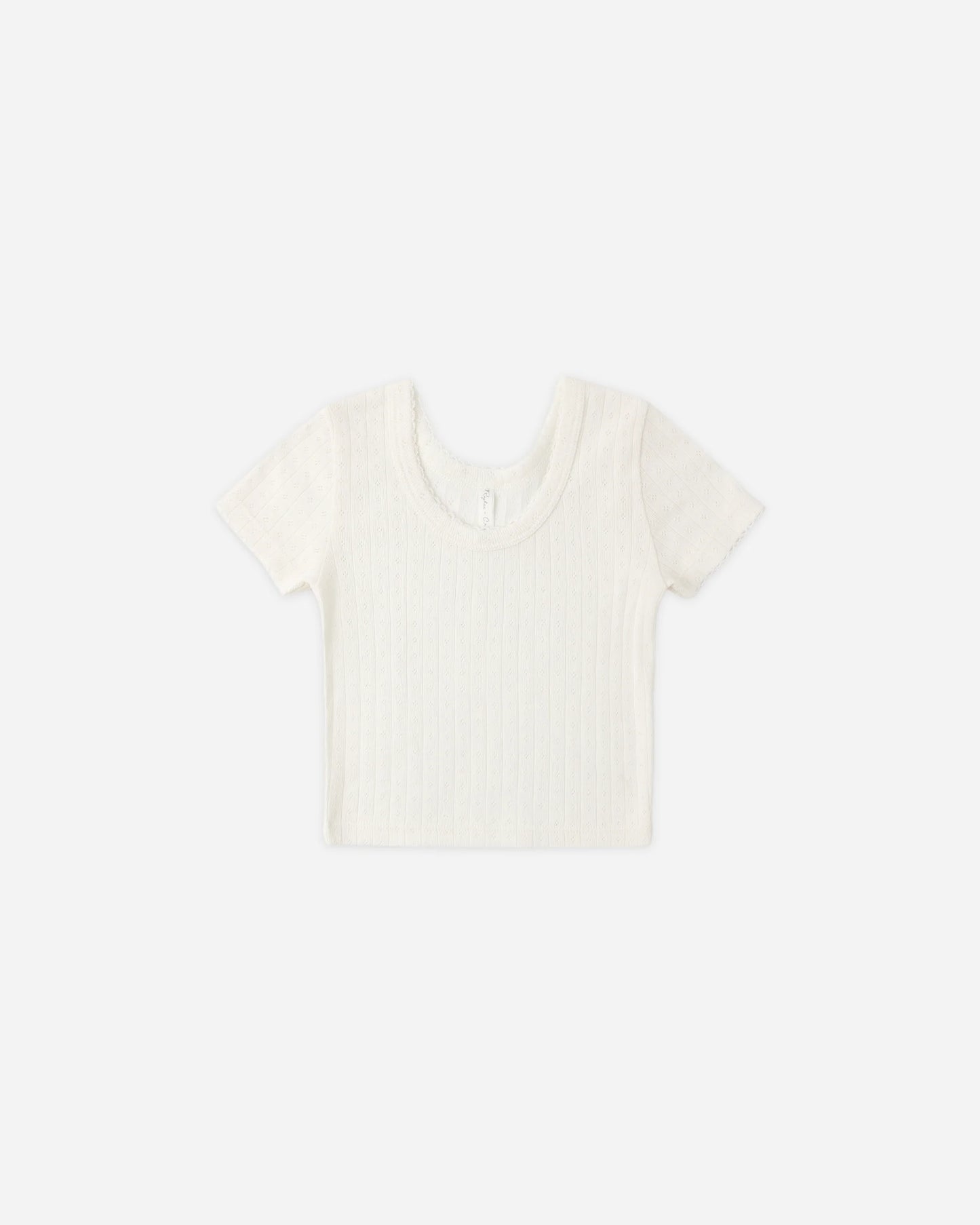Pointelle Tee