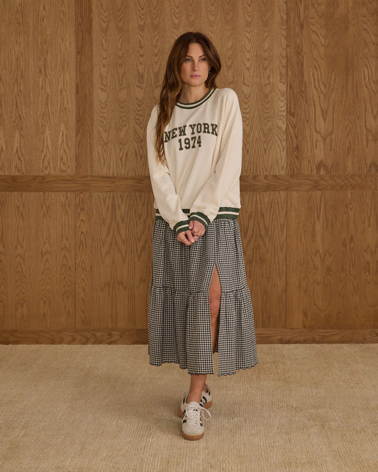 Tiered Midi Skirt
