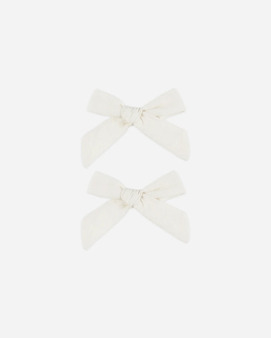 Bows, Set of 2 - Ivory