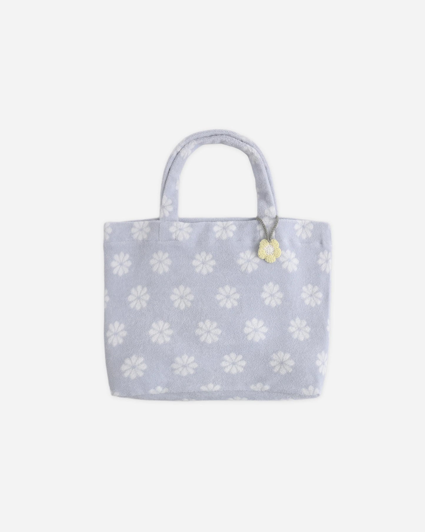 Terry Beach Bag - Periwinkle Daisy
