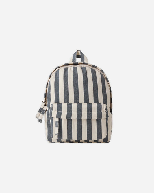 Mini Backpack - Navy Stripe