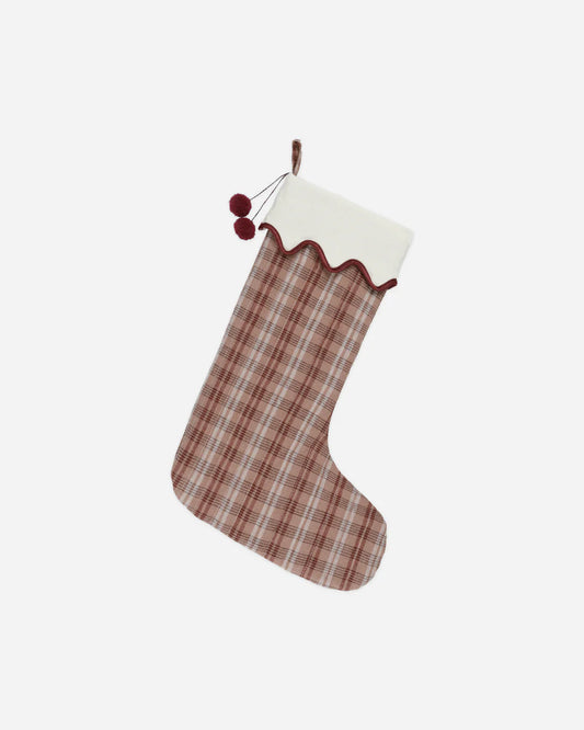 Christmas Stocking - Autumn Plaid