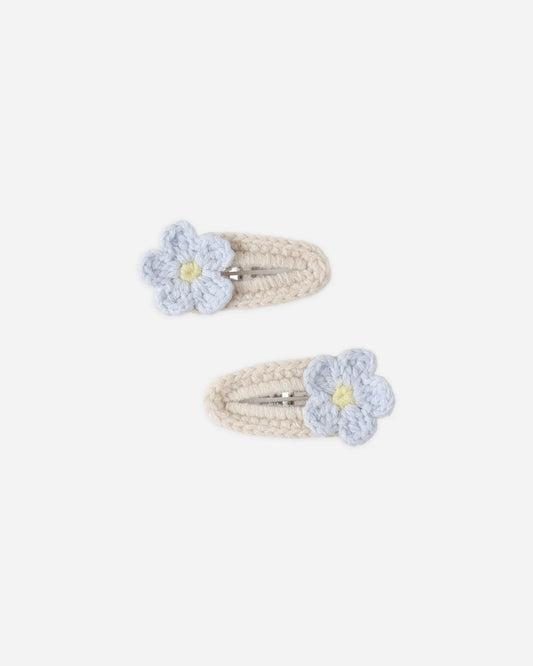 Crochet Clip Set - Natural