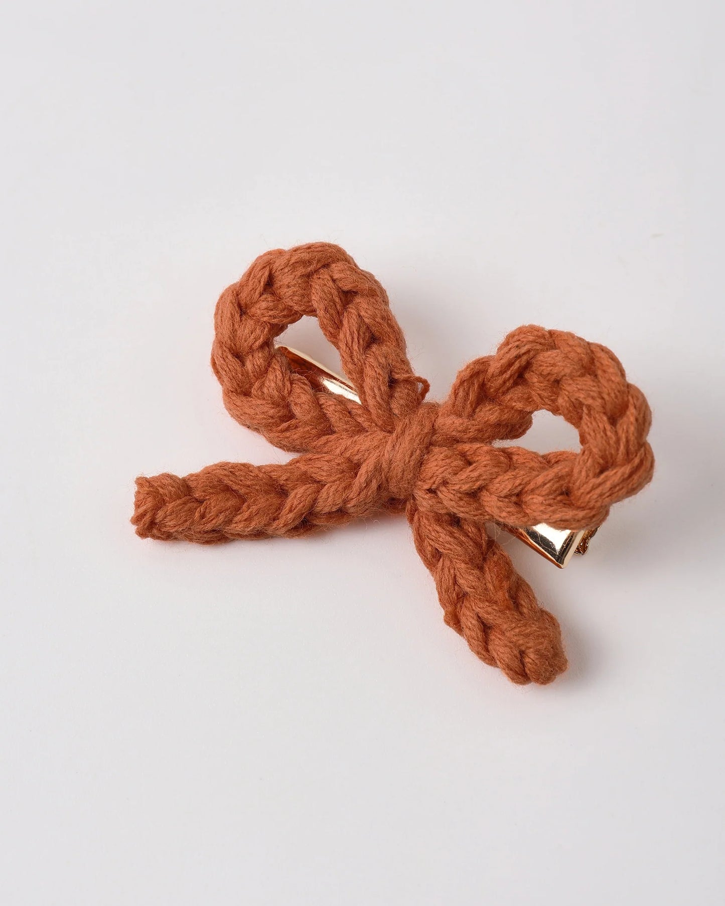 Crochet Bow Clips - Poppy