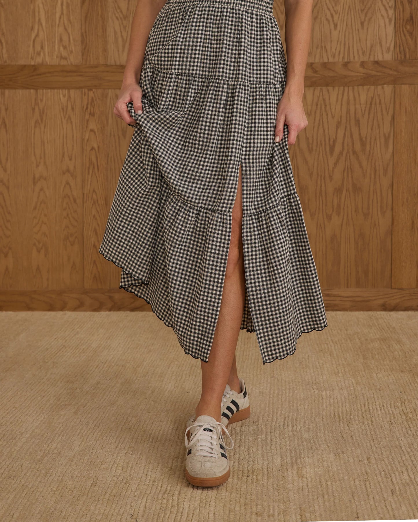 Tiered Midi Skirt
