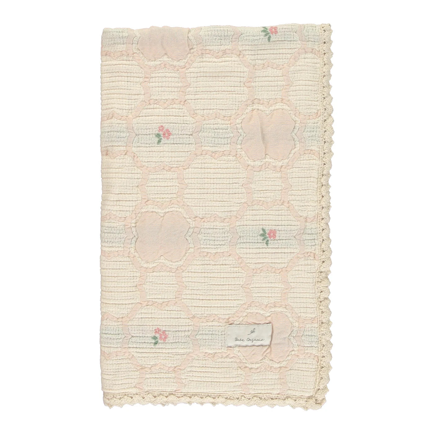 Cleo Blanket - Vintage Wallpaper Floral - Baby Size
