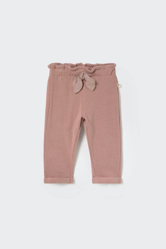 Soft Brushed Knit Bow Baby Pants