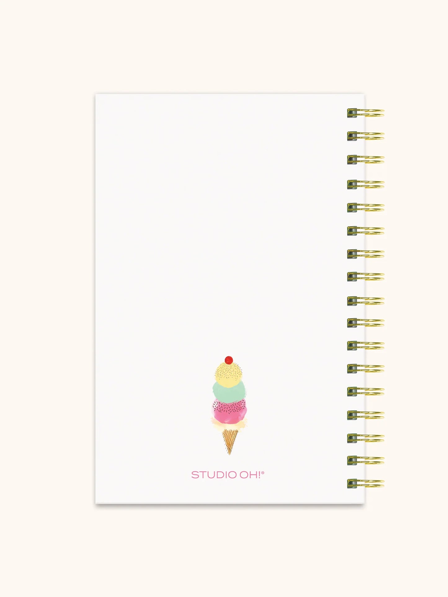 Stay Chill Medium Spiral Notebook
